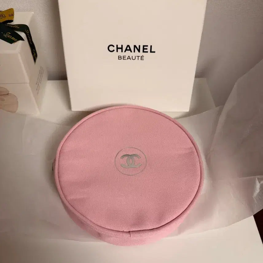 [BUNJANG] Chanel Beauty Pink Pouch / 샤넬 뷰티 핑크 파우치 (새상품)