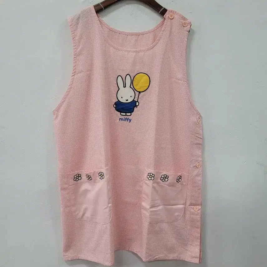 [SOLD OUT] 미피 캐릭터 앞치마 핑크