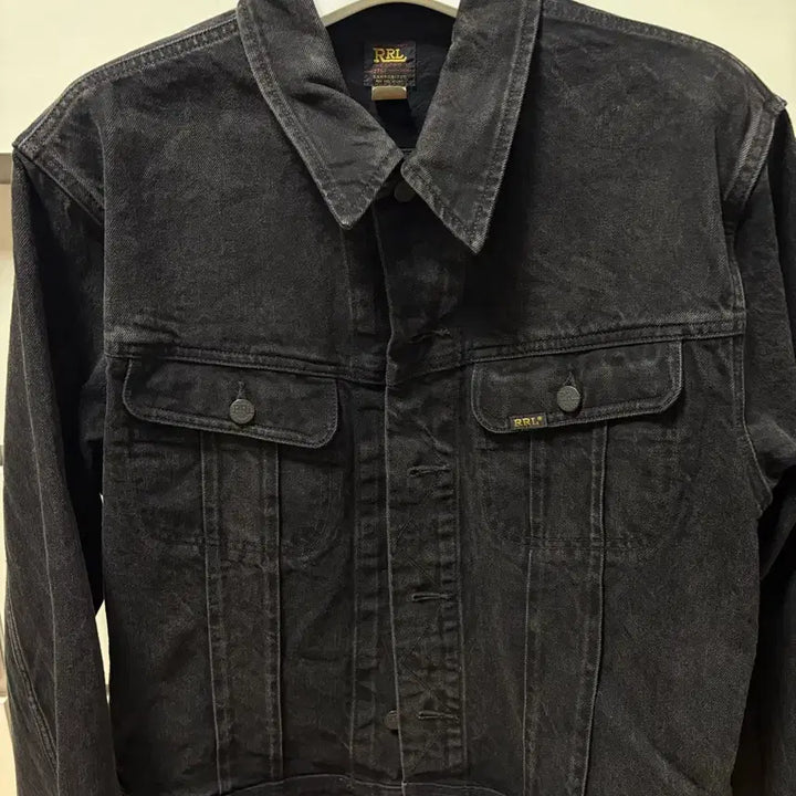 [BUNJANG] RRL Black Denim Trucker Jacket Lot 271 / 더블알엘 데님 트러커 자켓 블랙 lot271 새상품