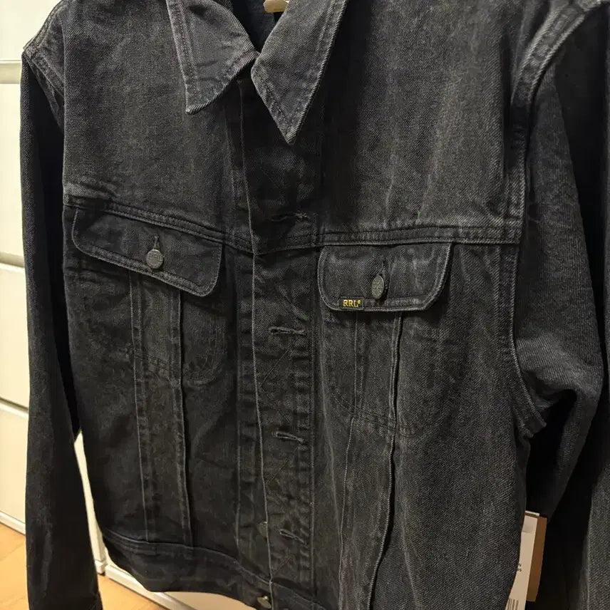 [BUNJANG] RRL Black Denim Trucker Jacket Lot 271 / 더블알엘 데님 트러커 자켓 블랙 lot271 새상품