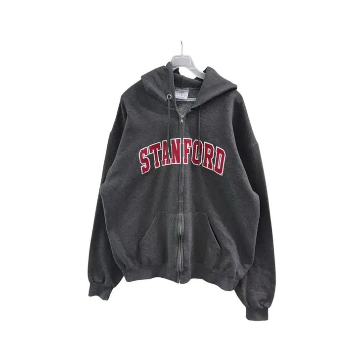 [BUNJANG] Champion Grey Hoodie Zip-Up / [L] 챔피온 그레이 후드집업