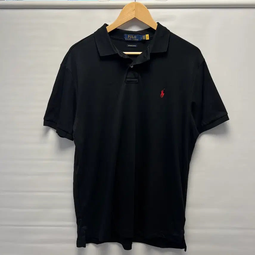 [BUNJANG] Polo Ralph Lauren Custom Fit Short Sleeve PK Polo Shirt Size L / [QR정품/L] 폴로 랄프로렌 커스텀핏 PK 카라티 반팔