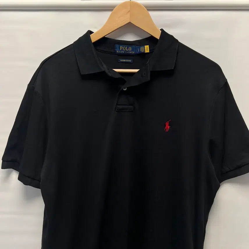 [BUNJANG] Polo Ralph Lauren Custom Fit Short Sleeve PK Polo Shirt Size L / [QR정품/L] 폴로 랄프로렌 커스텀핏 PK 카라티 반팔