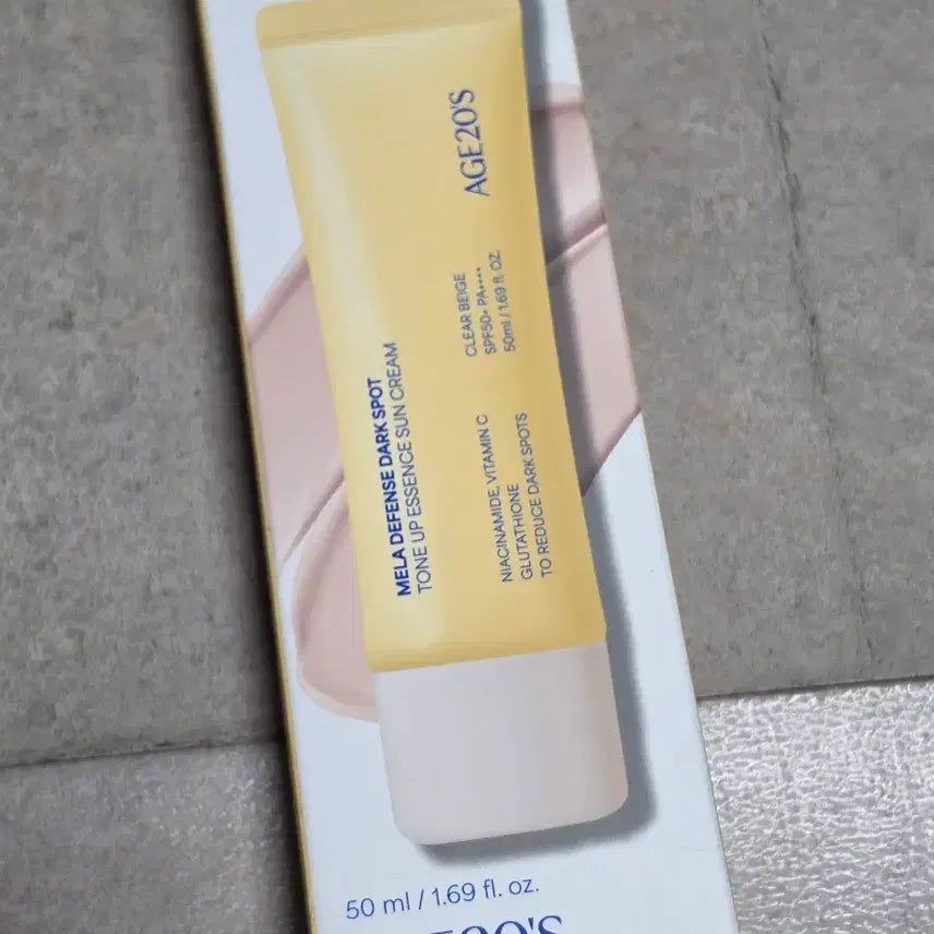[BUNJANG] AGE20S Melody Defense Freckle Tone-Up Essence Sun Cream 50ml / AGE20S 멜라디펜스 기미 톤업 에센스 선크림 50ml