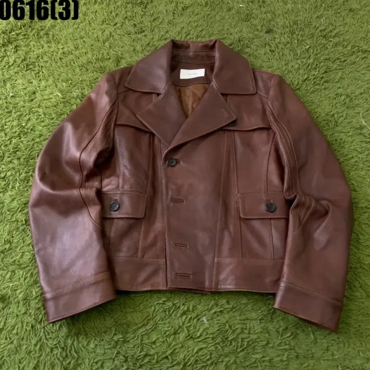 [BUNJANG] Ziozia Lambskin Leather Jacket / 지오지아 양가죽 자켓 0616