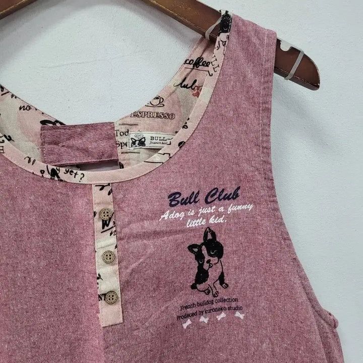 [BUNJANG] Bulldog Pattern Apron / 불독 패턴 앞치마 에이프런