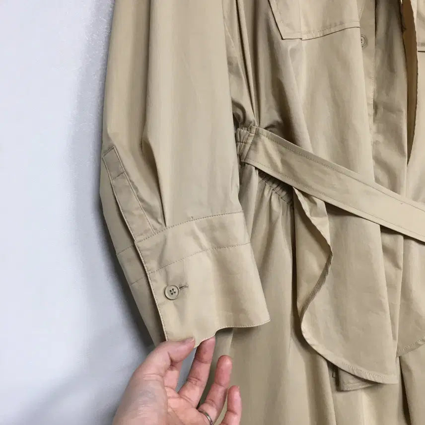 [BUNJANG] System Scarft Belted Dress / 22 SYSTEM 시스템 스카프 벨티드 원피스 55