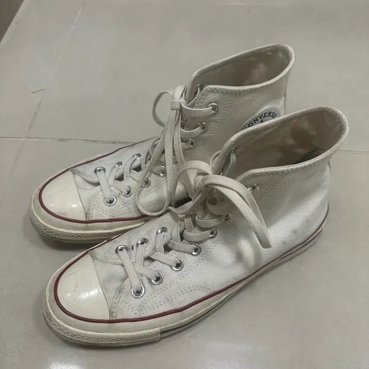 [BUNJANG] Converse Chuck 70 White Size 250 / 컨버스 척70 화이트 250사이즈