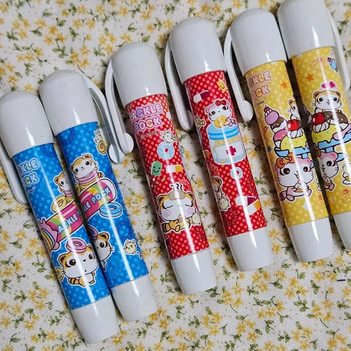 [BUNJANG] Vintage Squirrel Design Eraser Set (6 pcs) / 고전문구 귀여운 다람쥐st 지우개