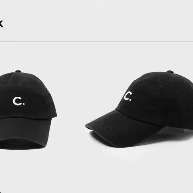 [BUNJANG] Clove Small C Logo Ball Cap Black / 새상품 클로브 스몰 C 로고 볼캡 블랙