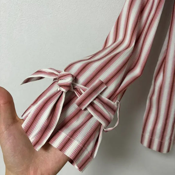 [BUNJANG] Maje Striped Blouse / 마쥬 스트라이프 블라우스