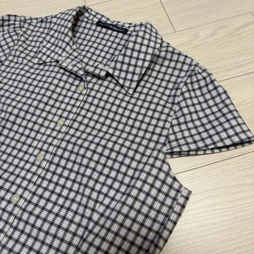 [BUNJANG] Melville Check Shirt / 브랜드멜빌 체크 셔츠