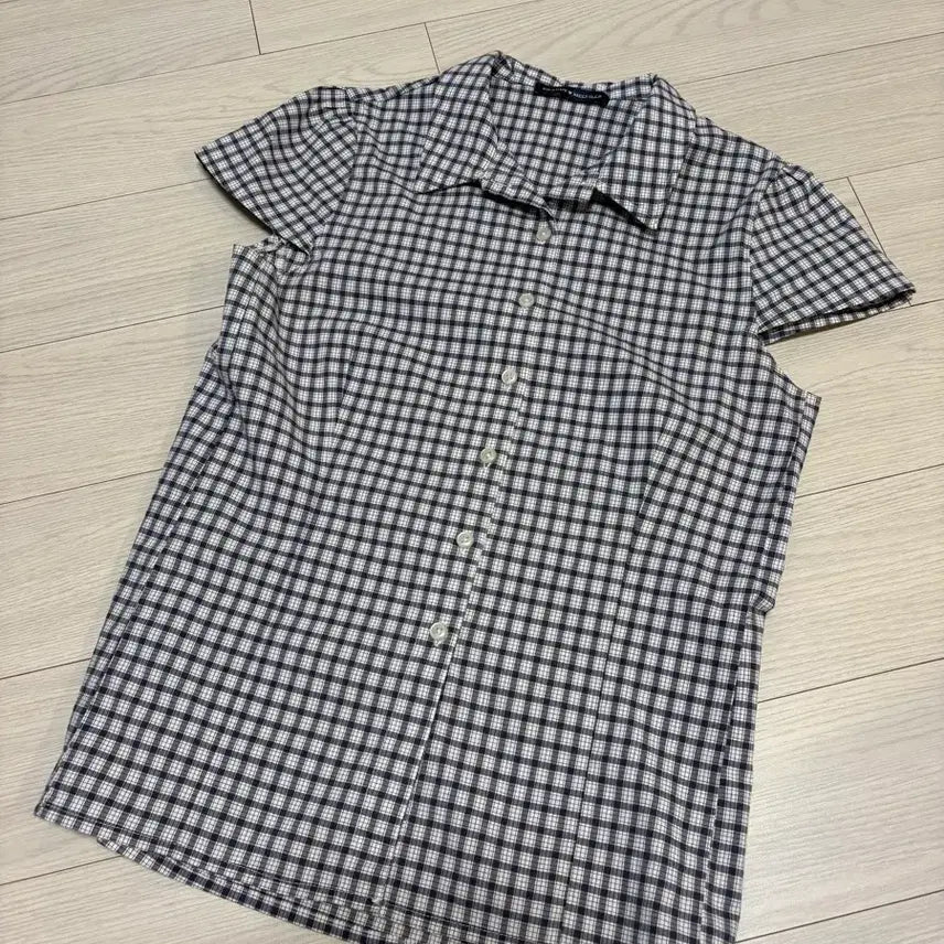 [BUNJANG] Melville Check Shirt / 브랜드멜빌 체크 셔츠