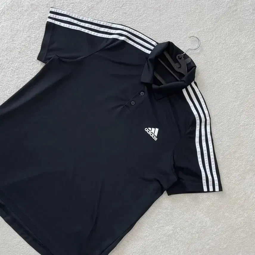 [BUNJANG] Adidas Performance Short Sleeve Polo Shirt XXXL Black / XXXL 아디다스 기능성 반팔카라티셔츠 115 빅사이즈
