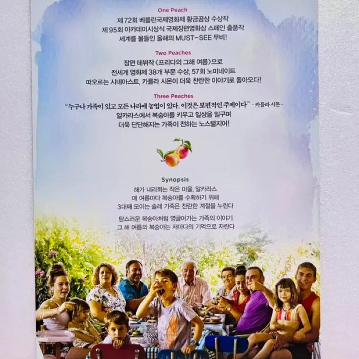 [BUNJANG] Alcarràs (2022) A5 Movie Pamphlet / [영화전단지/영화엽서] (A5 1장) 알카라스의 여름 (2022)
