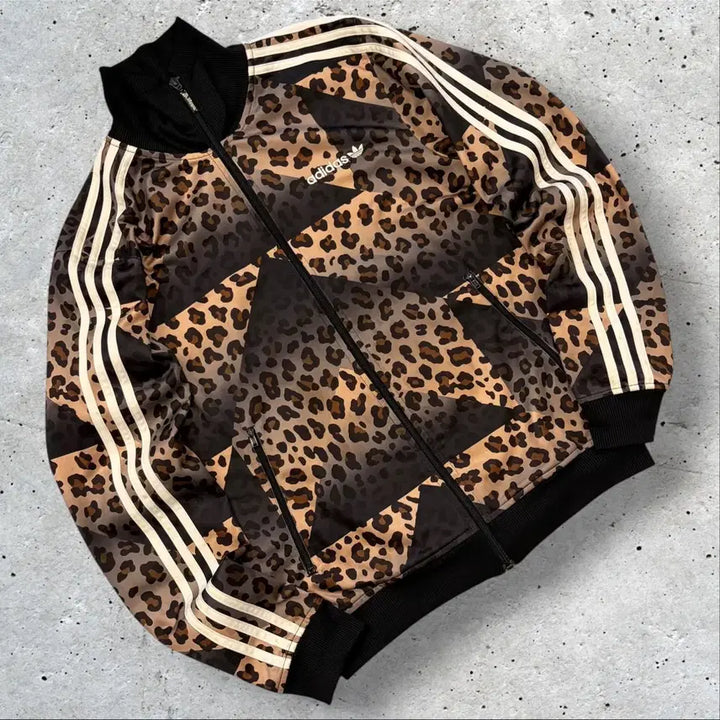 [BUNJANG] Adidas Beckenbauer Leopard Track Jacket / [95] 16s 아디다스 베켄바우어 레오파드 집업 져지