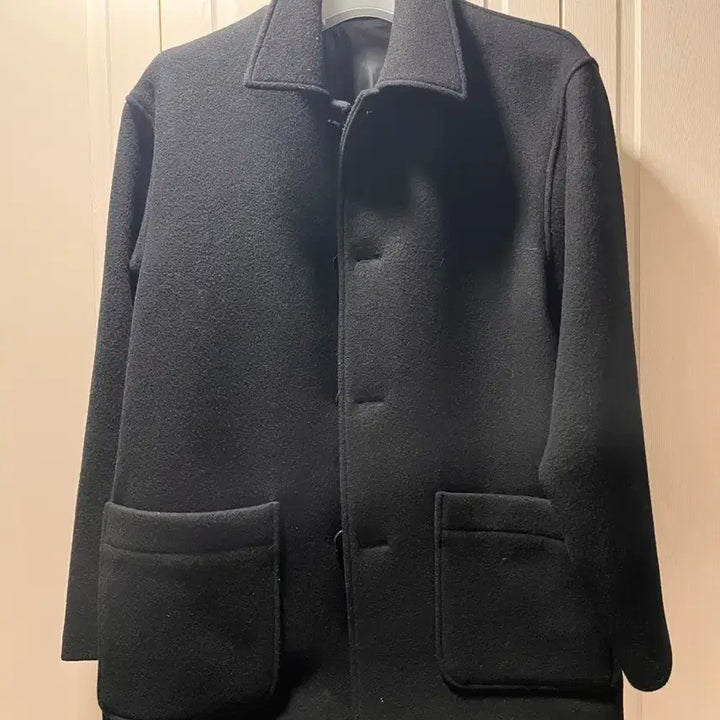 [BUNJANG] Steadyeverywhere Wool Half Coat (Black) / (2) 스테디에브리웨어 울 하프 코트 (블랙)