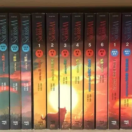 [BUNJANG] Warriors Series Book Bundle / warriorcats 워리어캣츠 Warrios 고양이전사들 책 일괄 판매