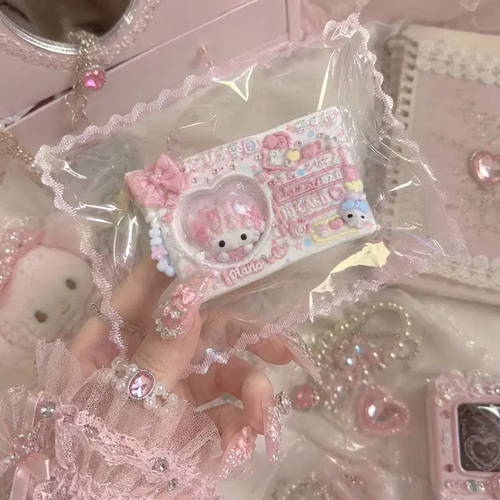 [BUNJANG] Sanrio Student ID Card Squishy Charm / 피아노 학생증 말랑이