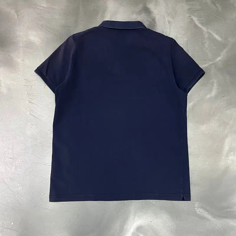 [BUNJANG] Moncler Double Logo Half Pique Shirt / 몽클레르 더블 로고 하프 피케셔츠 +명품감정서 v18043