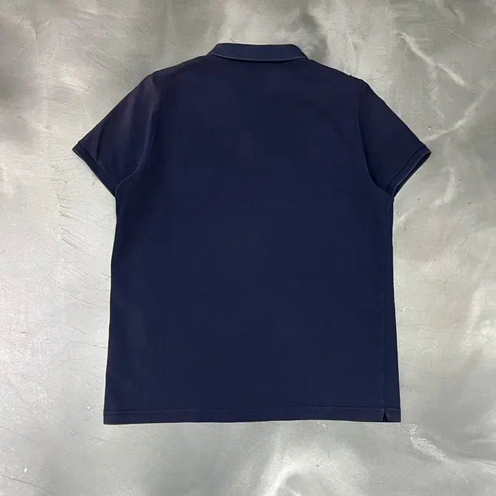 [BUNJANG] Moncler Double Logo Half Pique Shirt / 몽클레르 더블 로고 하프 피케셔츠 +명품감정서 v18043