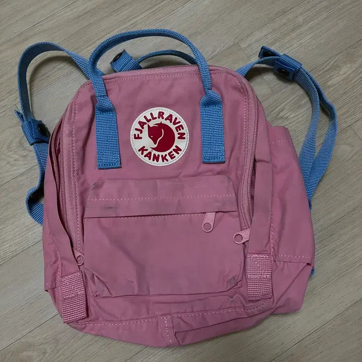 [BUNJANG] Fjällräven Kånken Mini Backpack Pink/Blue / 피엘라벤 칸켄미니 핑크/블루