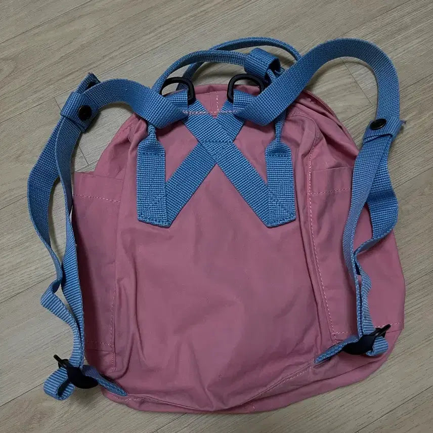 [BUNJANG] Fjällräven Kånken Mini Backpack Pink/Blue / 피엘라벤 칸켄미니 핑크/블루