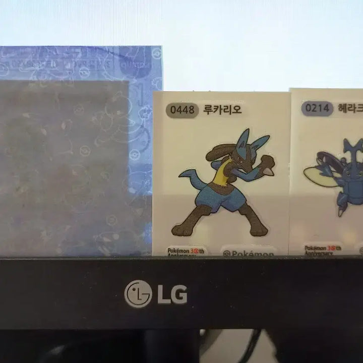 [BUNJANG] Pokemon 30th Anniversary Sticker Bundle / 30주년 띠부씰(팬텀 이벨타르 썬더 윤겔라 메가망나뇽 루카리오)
