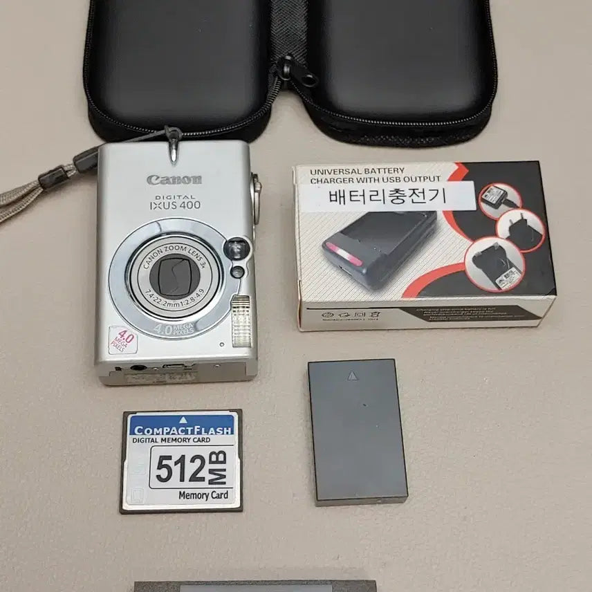 [BUNJANG] Canon IXUS 400 Digital Camera with 512MB Memory Card / 캐논 IXUS 400 디지털 카메라 512MB 메모리카드 포함