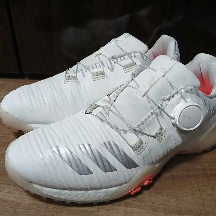 [BUNJANG] Adidas Codechaos BOA Golf Shoes White 250mm / 아디다스 골프화 보아 흰색 250