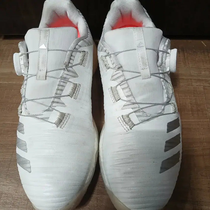 [BUNJANG] Adidas Codechaos BOA Golf Shoes White 250mm / 아디다스 골프화 보아 흰색 250