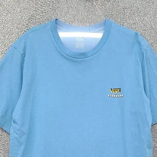 [BUNJANG] Vans Light Blue Short Sleeve T-Shirt LARGE / 반스 라이트 블루 반팔티 LARGE