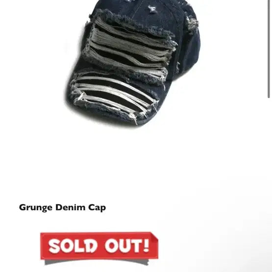 [BUNJANG] Chemical Sports Denim Hat / 캐미컬스포츠 데님 모자