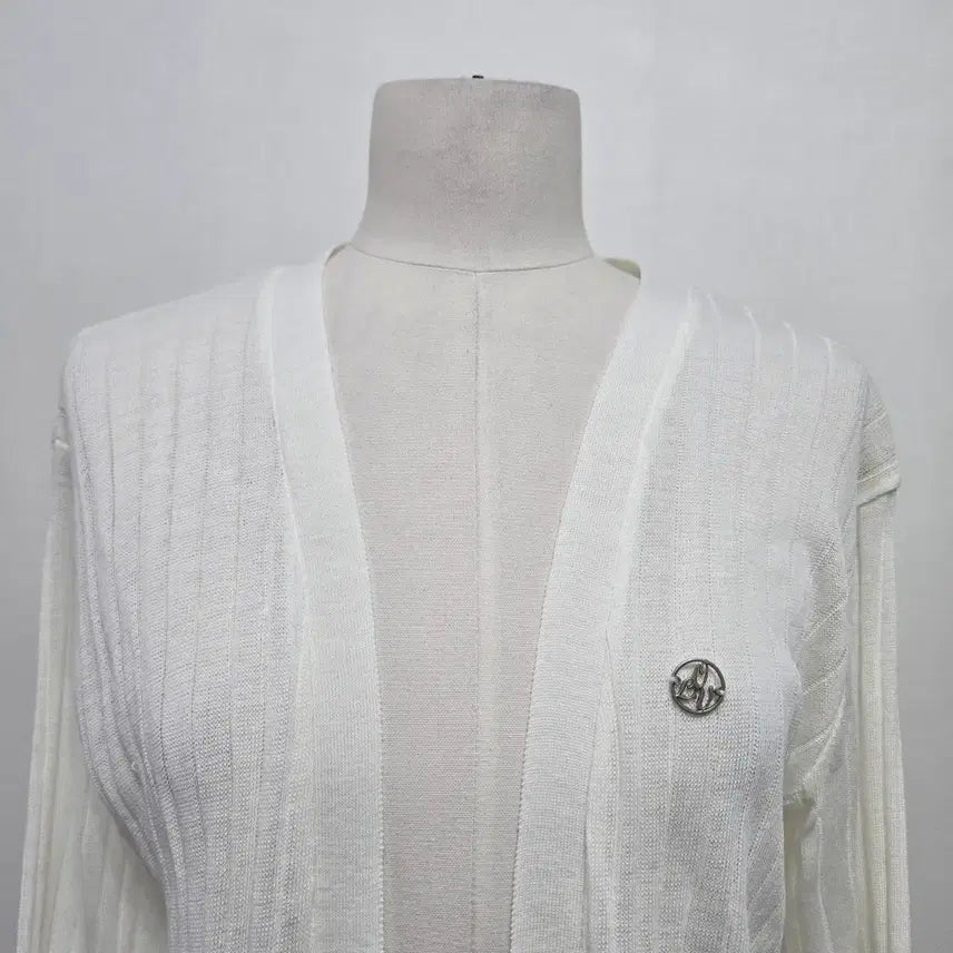 [BUNJANG] Olive des Olive White Knit Long Cardigan / 올리브데올리브 니트 롱 가디건