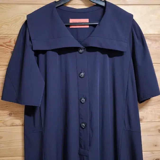 [BUNJANG] VANAKE Big Collar Long Dress / VANAKE 바스락 빅카라 롱원피스