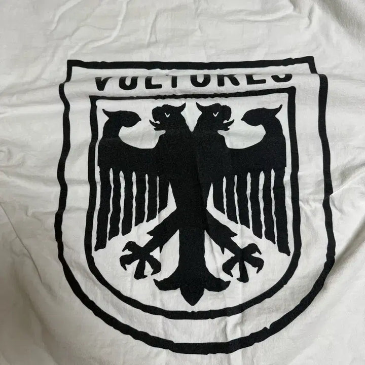 [BUNJANG] Yeezy x Vultures White T-Shirt / Yeezy 벌처 화이트 티셔츠