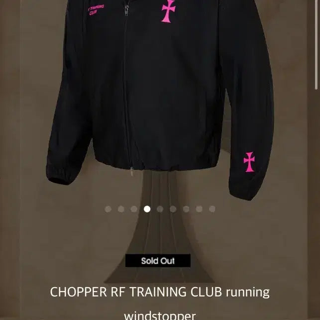 [BUNJANG] Raffinato Windbreaker Hot Pink Logo / 라피나토 윈드브레이커 S