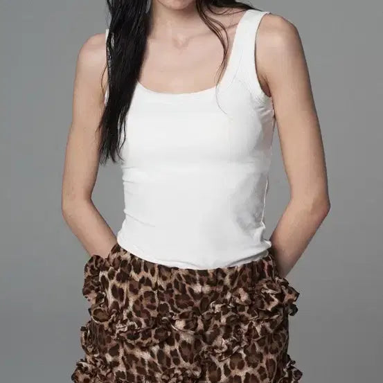 [BUNJANG] Settle for Moon Leopard Skirt / settle for moon 세틀포문 레오파드 스커트