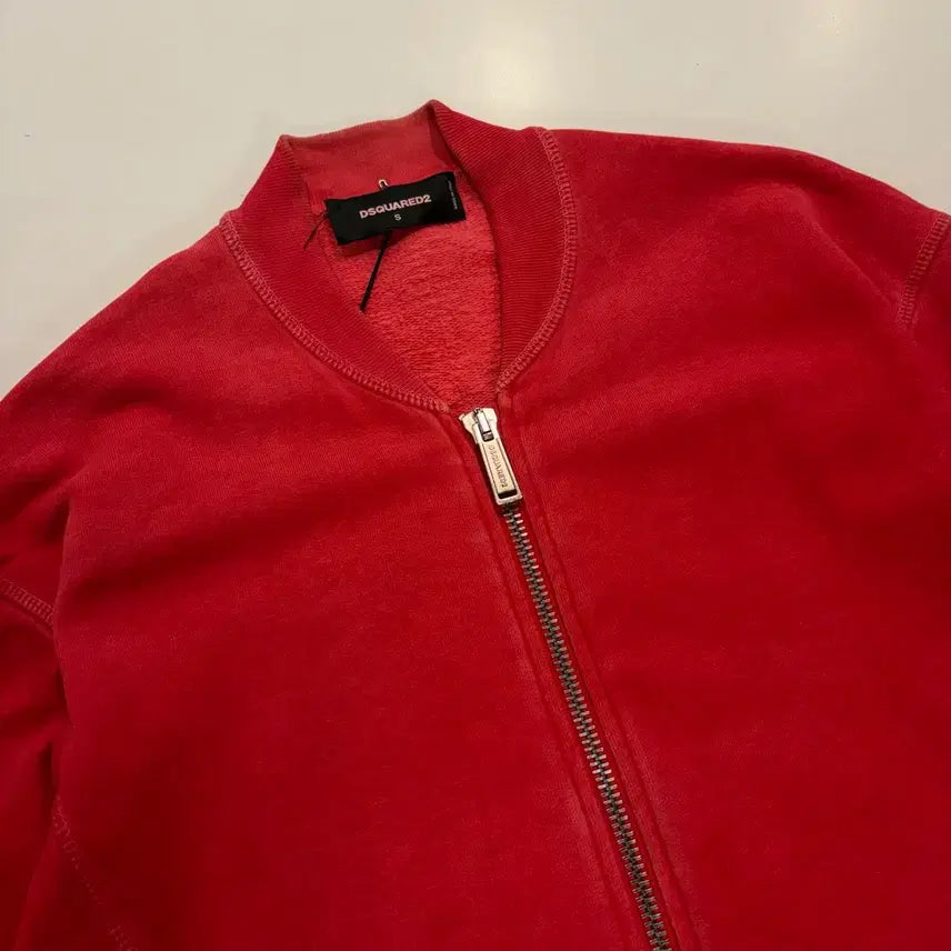 [BUNJANG] DSQUARED2 Imported Tag Cotton Zip-Up Red / [S] 디스퀘어드2 수입택 코튼 집업 레드