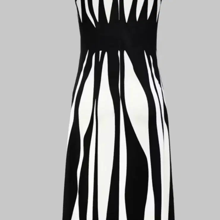[BUNJANG] Modern Pattern Maxi Dress / 세련 맥시 원피스xl.새상품