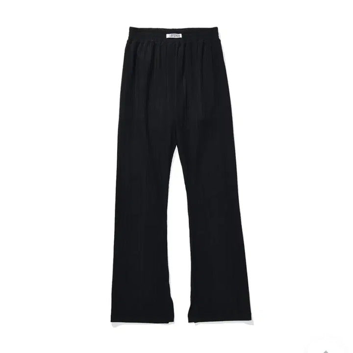 [BUNJANG] LotsU Flare Cool Pants Black Free Size / (새상품) 라츠유 플레어 쿨 팬츠 블랙 프리사이즈