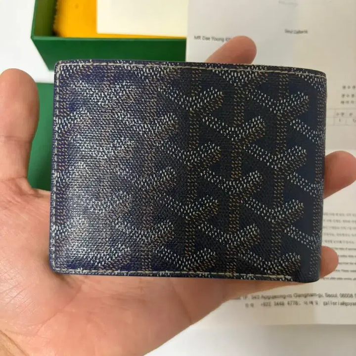 [BUNJANG] Goyard Victorie Wallet Navy / 고야드빅투아르 반지갑 네이비(풀구성)