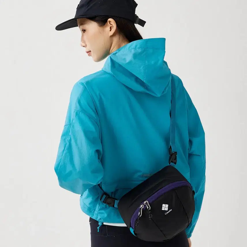 [BUNJANG] Columbia Shoulder Bag Black / 컬럼비아 숄더백