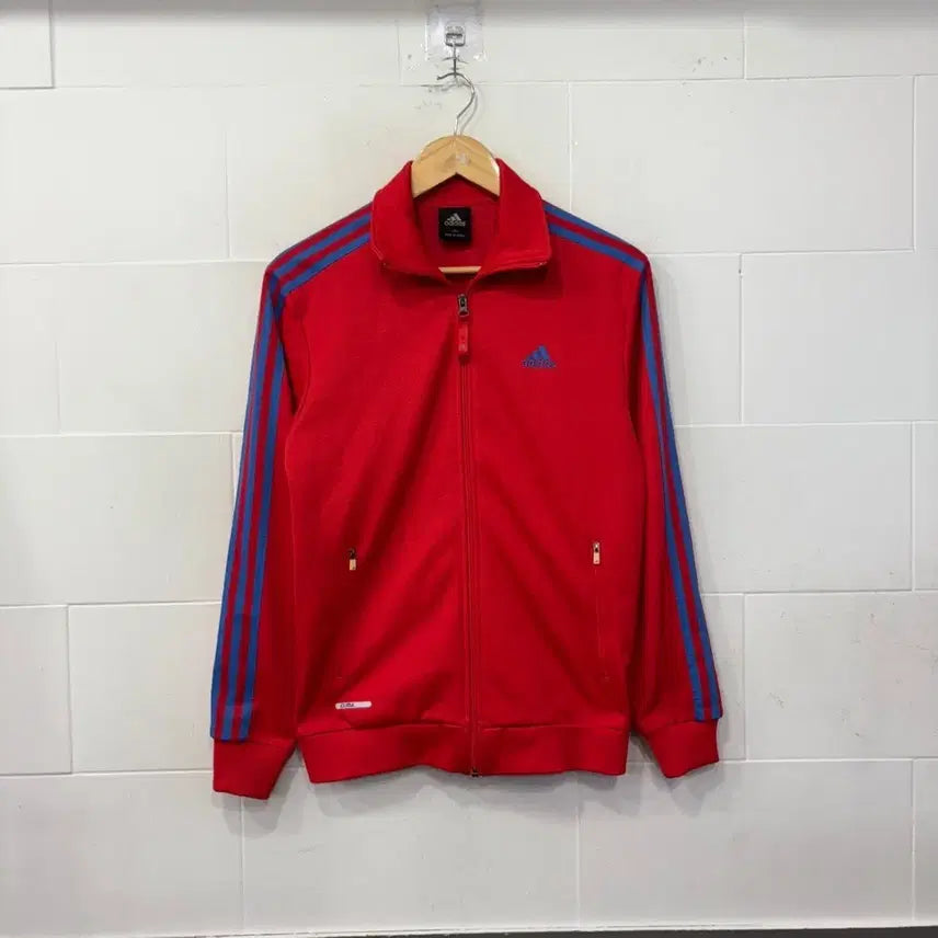[BUNJANG] Adidas Track Top Jersey Red Blue / 아디다스 트랙탑 져지 레드 블루
