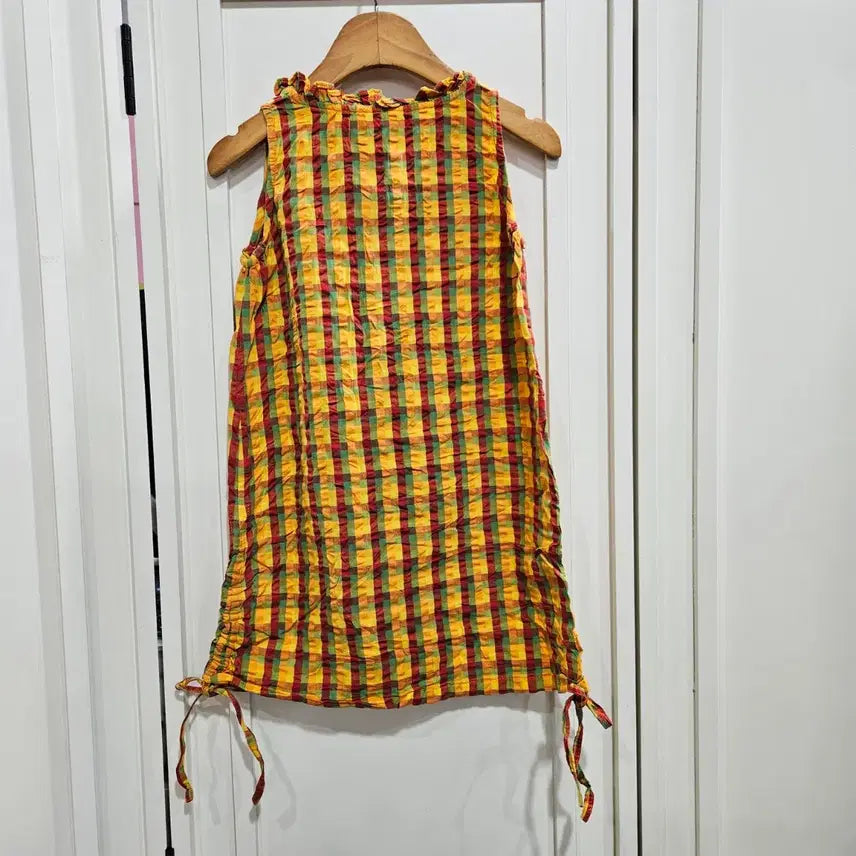[BUNJANG] 110 Glen Check Sleeveless Dress / 110 글렌체크 민소매 원피스
