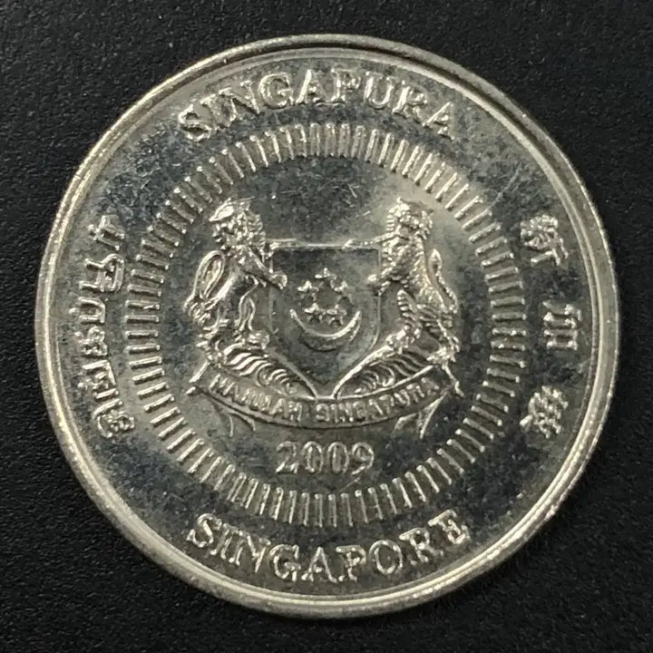 [BUNJANG] 2009 Singapore 10 Cents Coin / 2009년 싱가포르 10센트 동전 w2103