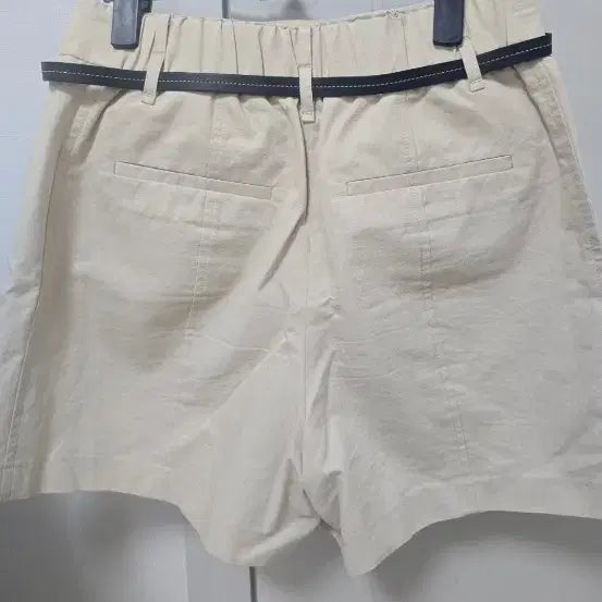 [BUNJANG] System Beige Belted Shorts (Size 55) / 시스템 반바지 55