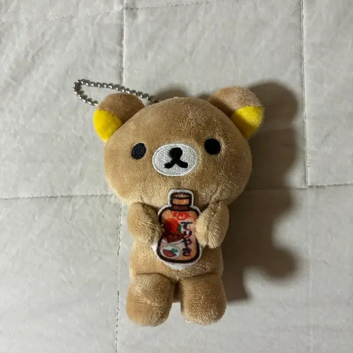 [BUNJANG] Rilakkuma 2022 Soy Sauce Plush Keychain / 2022 리락쿠마 인형 키링