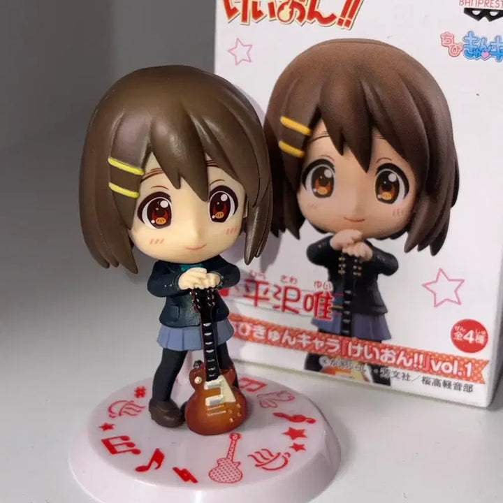 [BUNJANG] K-ON! Yui Hirasawa Chibi-큥 Character Figure / 케이온 히라사와 유이 피규어 치비큥캬라 넨도푸치보다 약간큼 치비큥카라