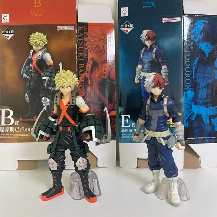[BUNJANG] My Hero Academia Todoroki and Bakugo Figure Bundle Set / (판매) 나히아 제일복권 동료 바쿠고 쇼토 피규어 일괄